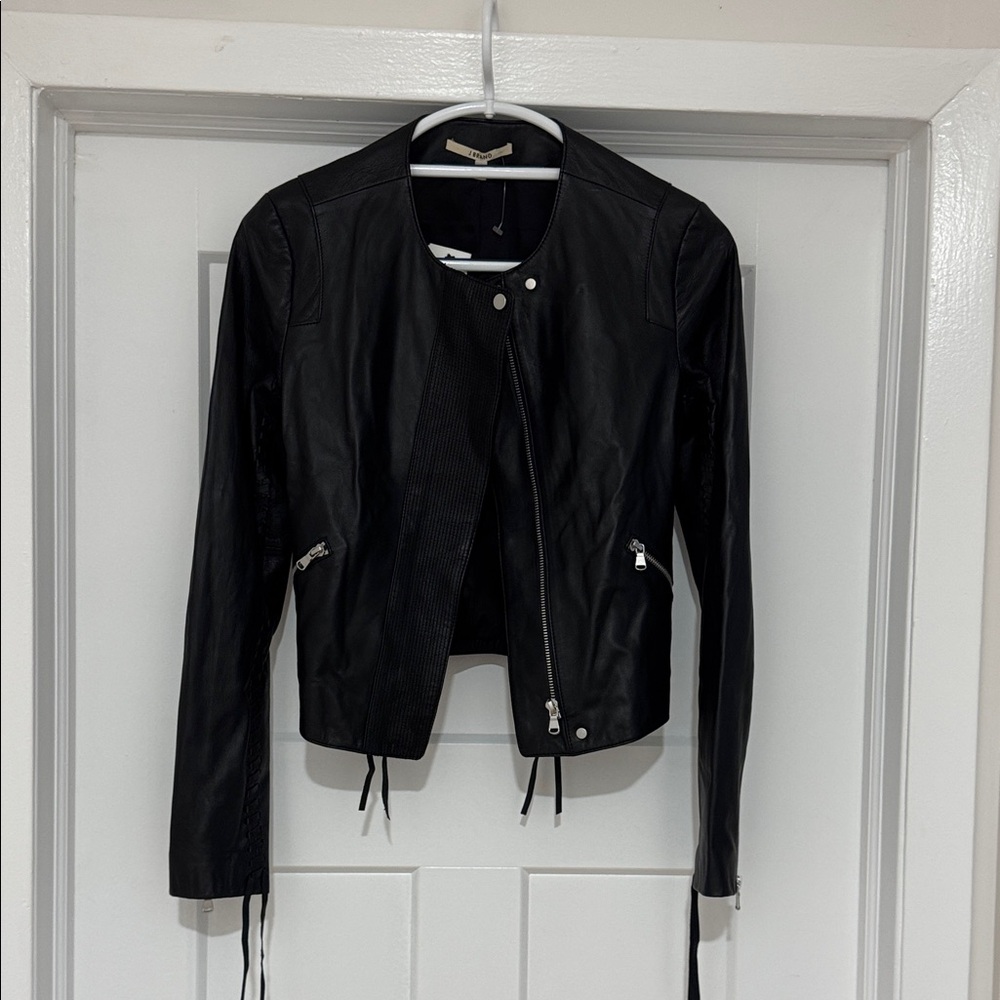 J Brand Black Leather Women's Jacket